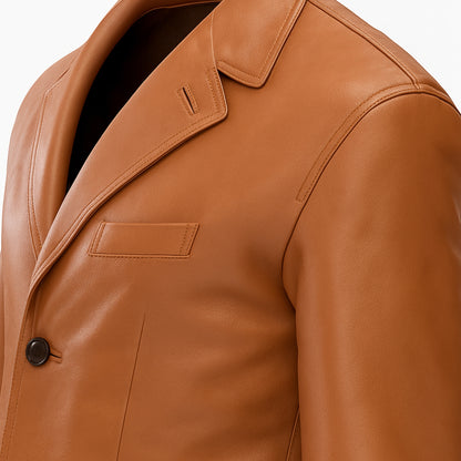 Buy Men Cowhide Coat Vintage Men Leather Jacket – Genuine Leather Bomber for Timeless Style, Everyday Comfort, Winter Warmth & All-Season Versatility