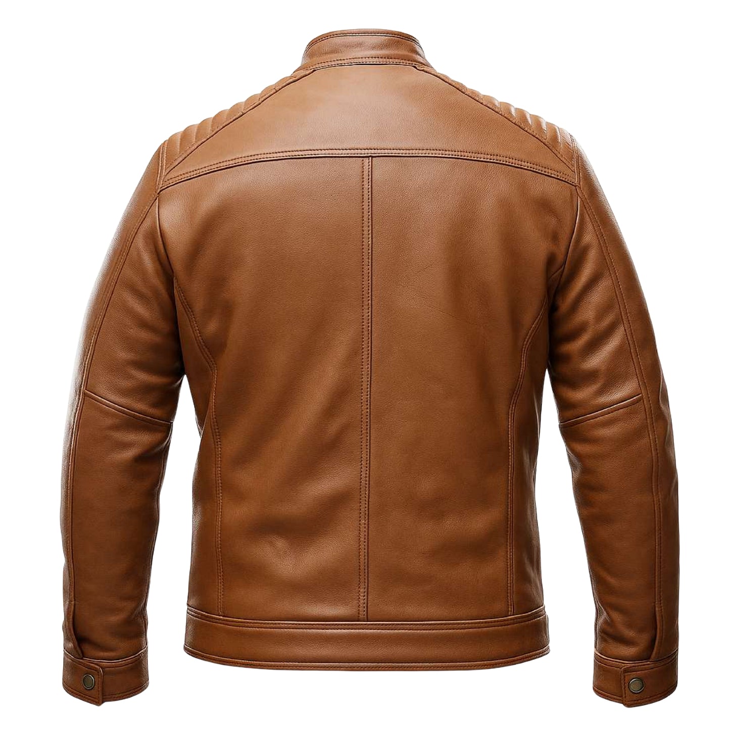 Buy Men’s Moto Tan Biker Leather Jacket – Premium Leather Outerwear for Speed, Comfort & All-Season Style