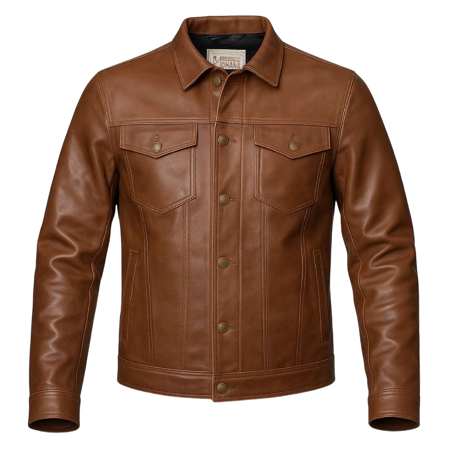 Buy Western Style Leather Dark Brown Jacket – Premium Unisex Outerwear with Classic Western Heritage & Rugged Comfort