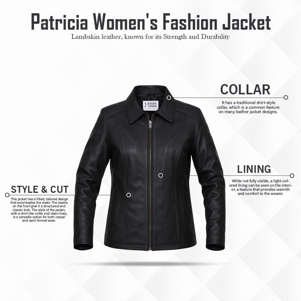 Buy Women’s Black Moto Jacket – Premium Leather, Sleek Design & Timeless Edge