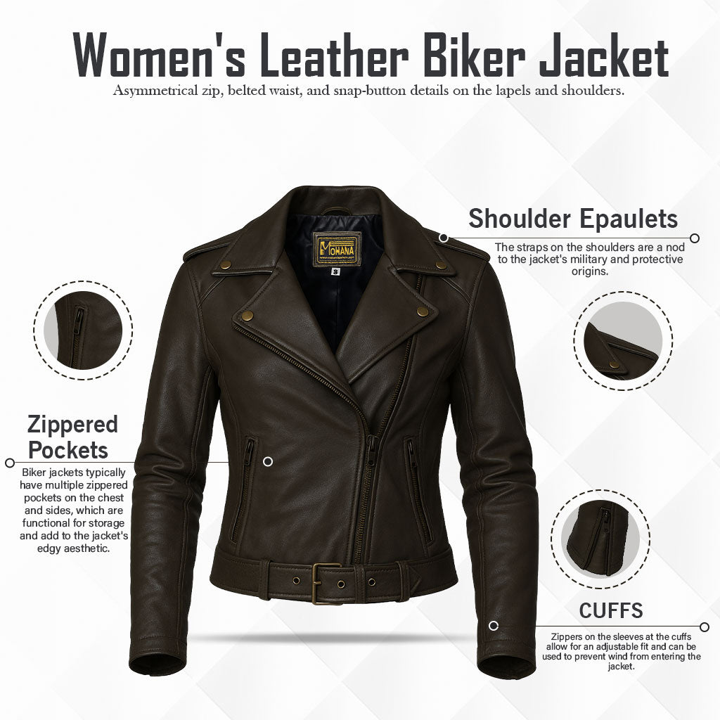 Buy Quilted Shoulder Leather Jacket – Premium Unisex Biker Outerwear for Comfort, Durability & Timeless Road Style