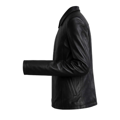 Buy Women Racer Black Leather Jacket – Premium Leather, Sleek Fit & Timeless Biker Appeal