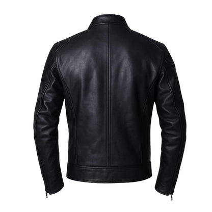 Buy Men Genuine Leather Biker Jacket – Premium Craftsmanship, Rugged Style & All-Season Comfort