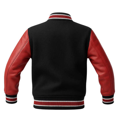 Buy Letterman Leather Red Jacket – Premium Unisex Varsity Outerwear with Timeless Style & Everyday Comfort
