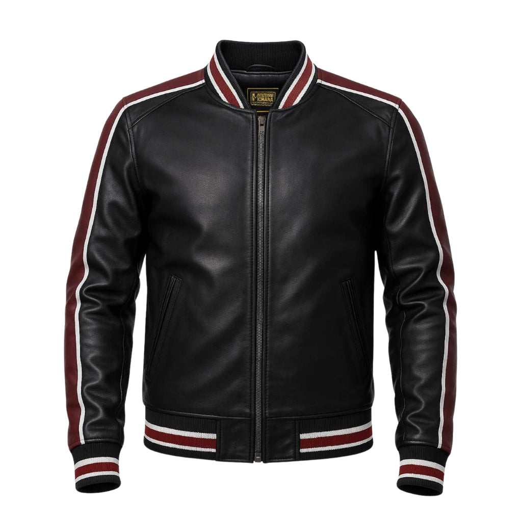 Buy Men’s Varsity Leather Jacket – Premium Collegiate-Style Outerwear for Everyday Comfort & Timeless Urban Apperal
