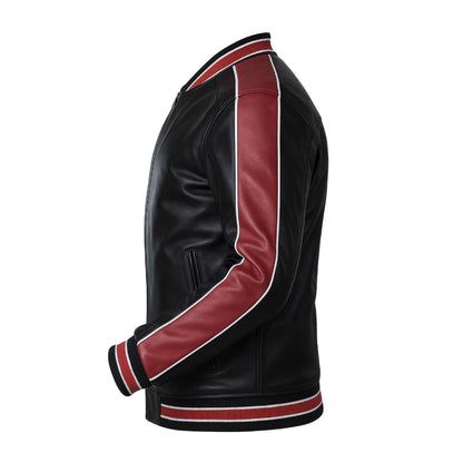 Buy Men’s Varsity Leather Jacket – Premium Collegiate-Style Outerwear for Everyday Comfort & Timeless Urban Apperal